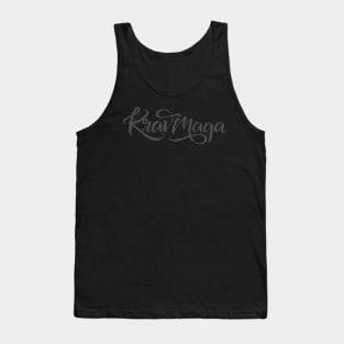 Krav Maga Dark Script Tank Top